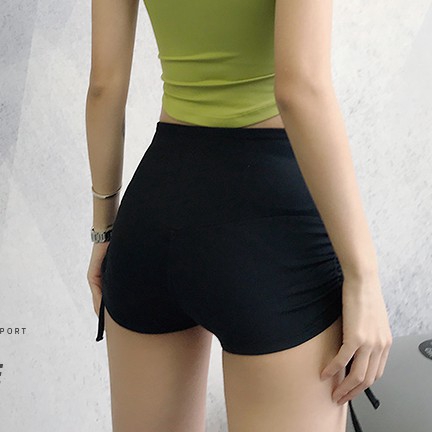 Quần Ngắn MOVING PEACH Dành Cho Nữ Tập Yoga Thiết Kế Ôm Dáng Quyến Rũ