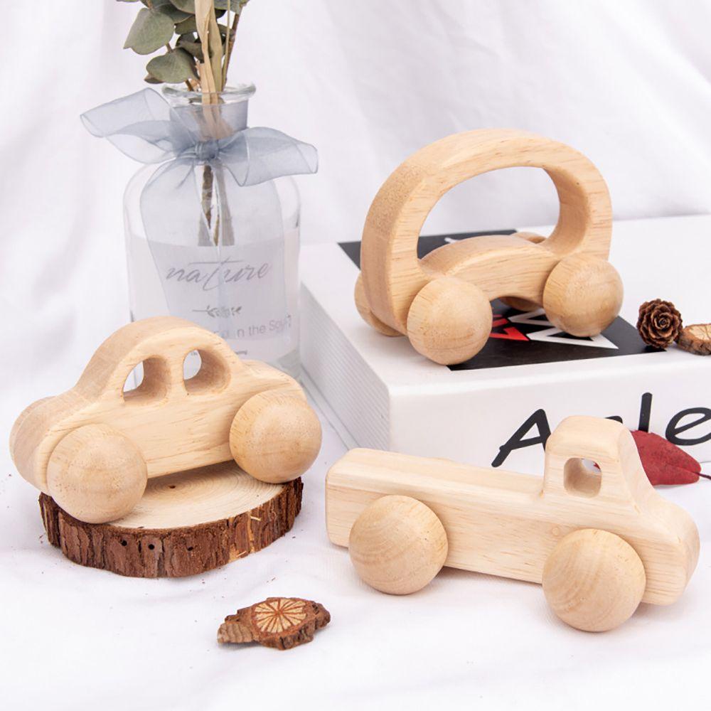 CHOOKEY Xe Đẩy Bằng Gỗ Họa Tiết Hoạt Hình Theo Phương Pháp Montessori