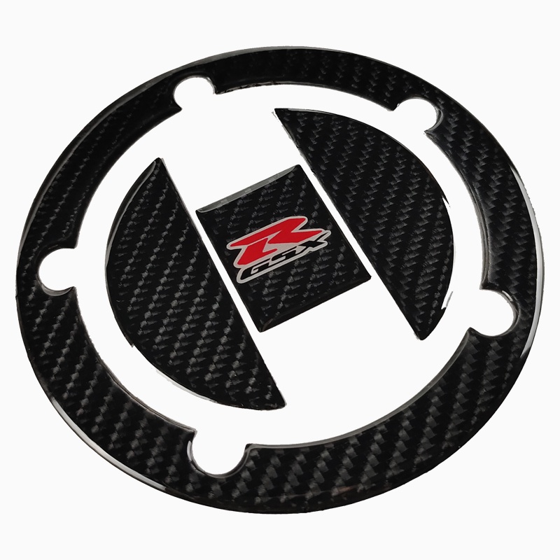 Miếng Dán Trang Trí Nắp Bình Xăng Xe suzuki gsxr gsx-r 750 600 1000 Bằng Chất Liệu Sợi Các Bon