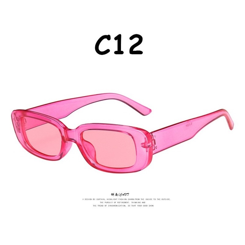 Mắt kính gọng vuông nhỏ phong cách retro thời trang 2021 dành cho nam và nữ