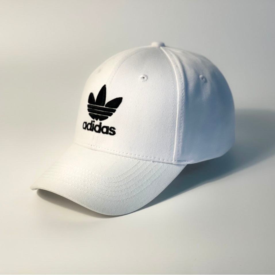 Mũ lưỡi trai Adidas màu trắng cá tính dành cho cả nam và nữ full hộp để làm quà tặng