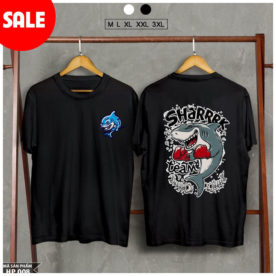 🔥HOT🔥 🔥HOT🔥 Mẫu áo thun unisex đẹp - áo thun Shark Team đẹp giá siêu rẻ