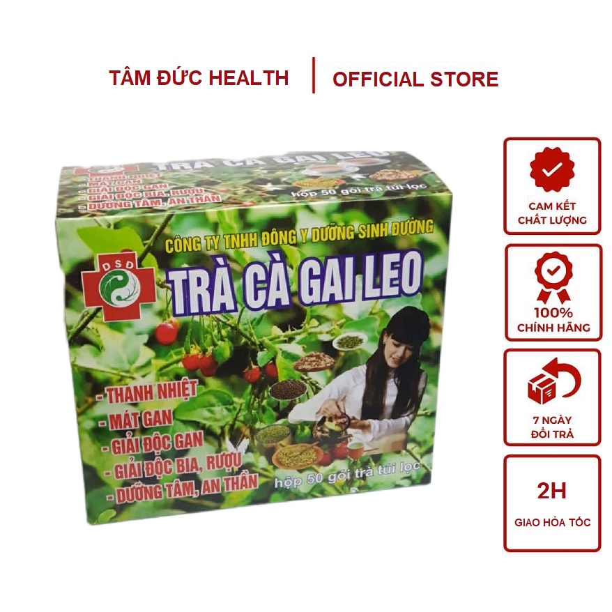 Trà Cà Gai Leo Túi Lọc Đông Y Dưỡng Sinh Đường Giúp Thanh Nhiệt, Mát Gan , Dưỡng Tâm An Thần
