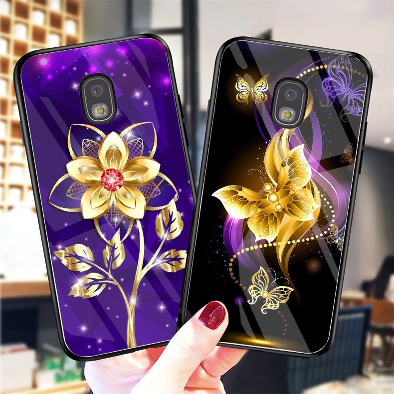 Ốp Lưng SAMSUNG GALAXY J7 PRO Ốp kính bóng cao cấp mới nhất