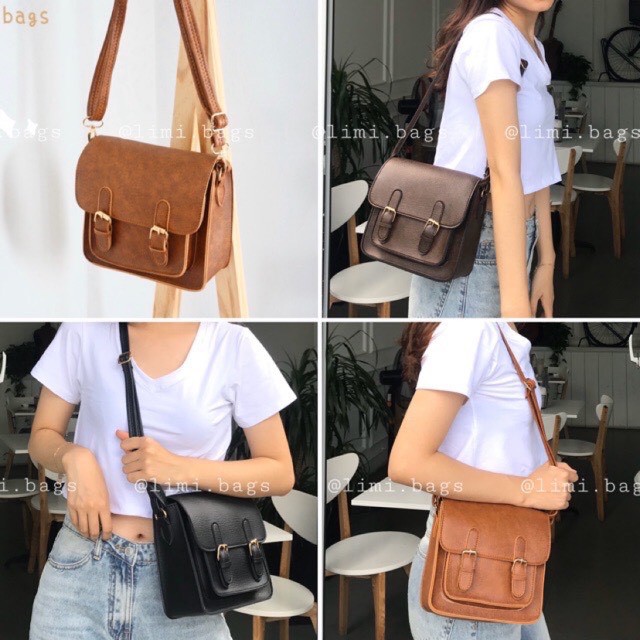 Túi hộp đeo chéo vintage | BigBuy360 - bigbuy360.vn