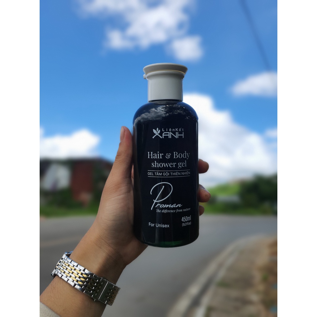 DẦU TẮM GỘI THIÊN NHIÊN PROMAN