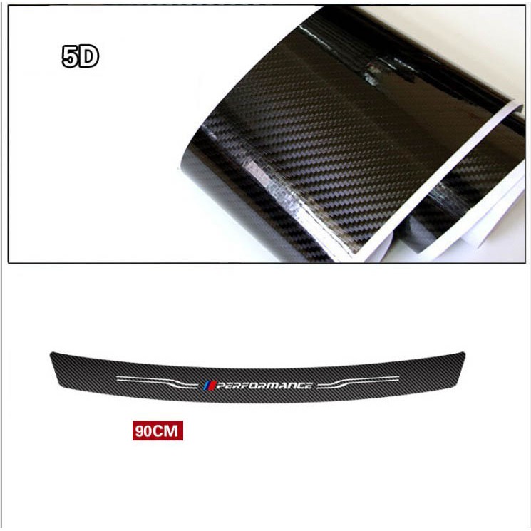 Dải Decal Carbon 5D Performance Dán Trang Trí đuôi Cốp ô Tô ( Ms-62a )