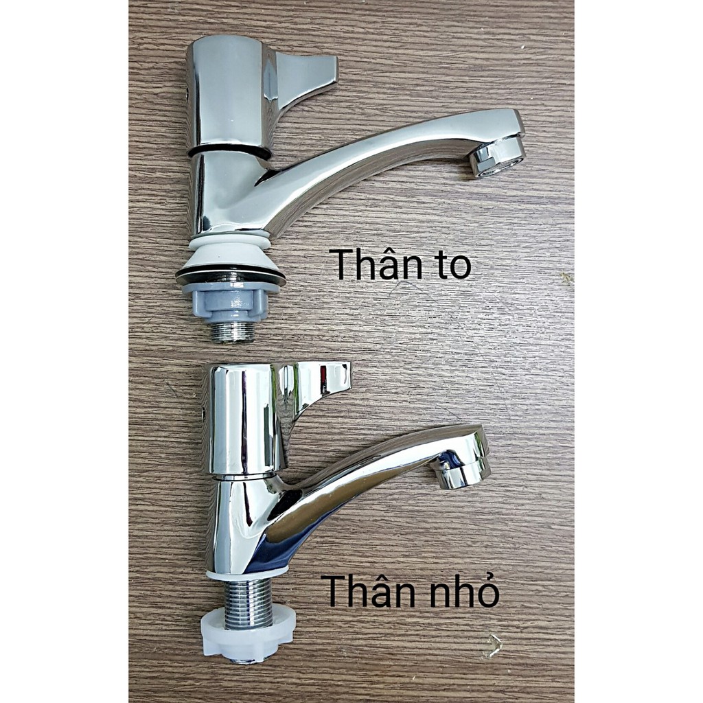 Vòi lavabo lạnh tay hình dấu phẩy tiện ích cho mọi nhà