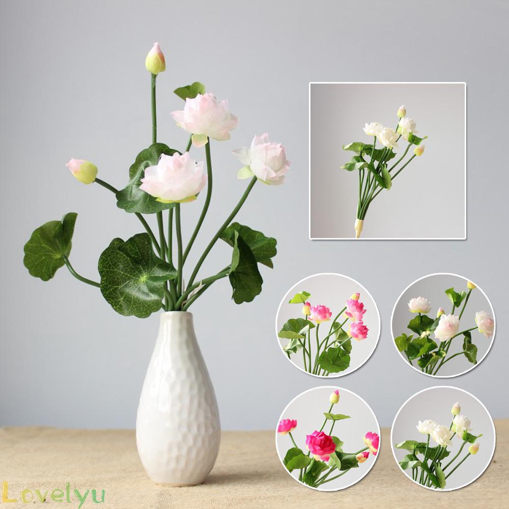 Hoa Sen Giả 32cm Trang Trí Đa Năng