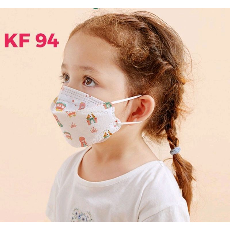 ( loại Tốt) Combo 50 khẩu trang 4Lớp cho bé KF94, kháng khuẩn tối đa, an toàn cho bé, thoáng khí bé dễ chịu