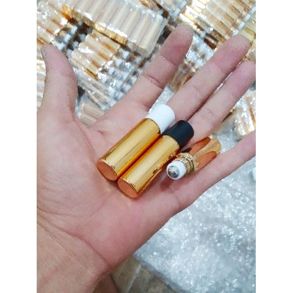 12 Lộ/bộ Vỏ Chai 5ml 10ml Trống không rỗng Dạng Bi lăn dùng chiết tinh dầu mỹ phẩm son môi bóng có thể đông đầy lại