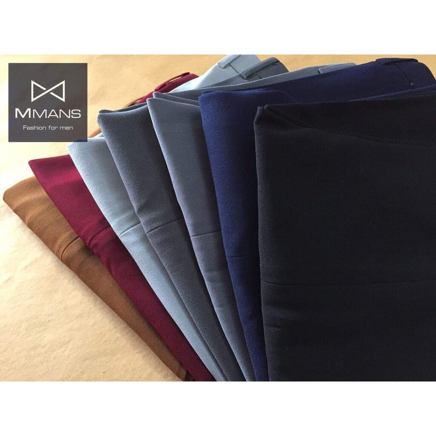 Quần âu nam dáng côn kiểu dáng Hàn Quốc vải cotton cao cấp | BigBuy360 - bigbuy360.vn