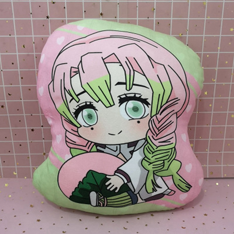 Gối nhồi bông kiểu Tanjirou Nezuko Zenitsu dễ thương cỡ 10cm
