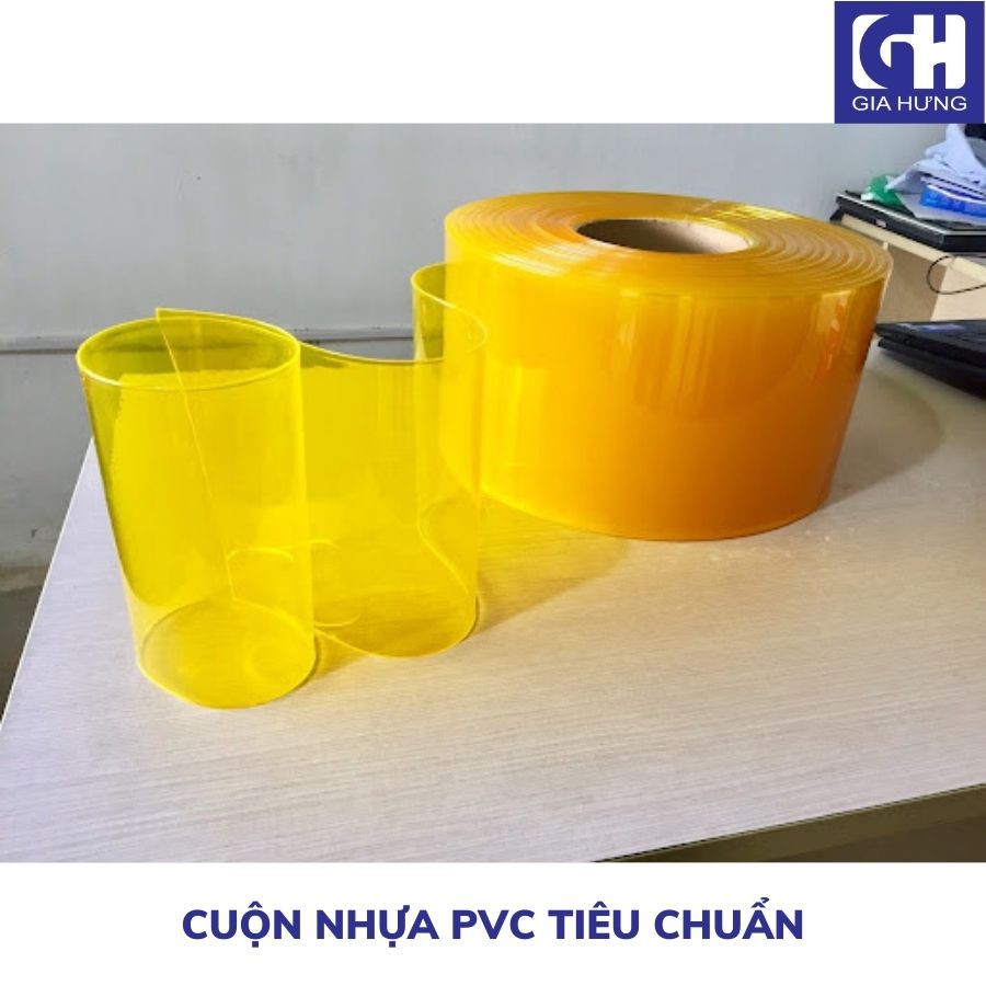 Cuộn nhựa PVC Tiêu Chuẩn - Các Màu bản rộng 20mm (Rèm nhựa ngăn lạnh - ngăn côn trùng - rèm điều hòa)