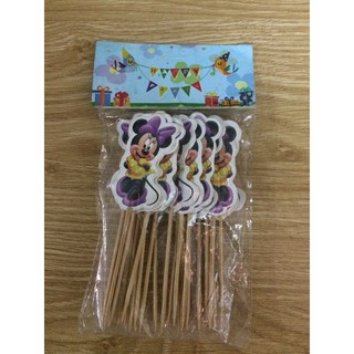 24 cắm giấy trang trí bánh