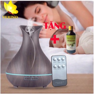 [ DUNG TÍCH LỚN ] Máy Xông Tinh Dầu Tích Hợp Đèn Led 7 Màu Trang Trí Phòng Cực Đẹp