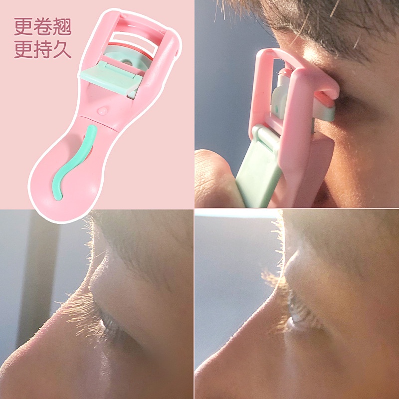 Dụng Cụ Bấm Lông Mi Bằng Nhựa Nhỏ Gọn Tự Nhiên Lâu Trôi