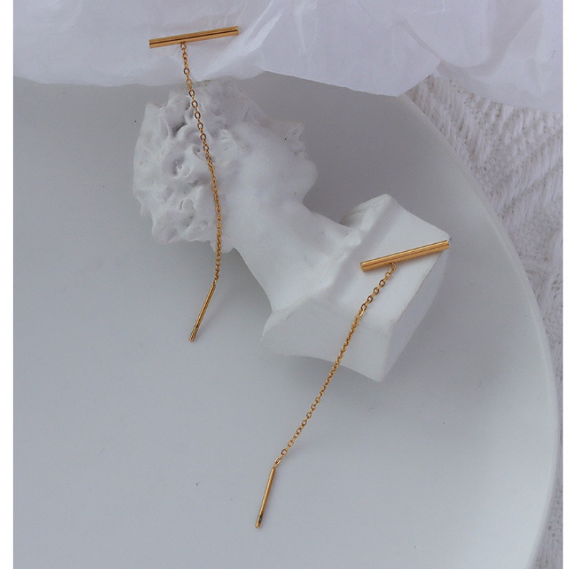 Bông Tai Dây Cá Tính Titan Ko Han Rỉ TT 3952