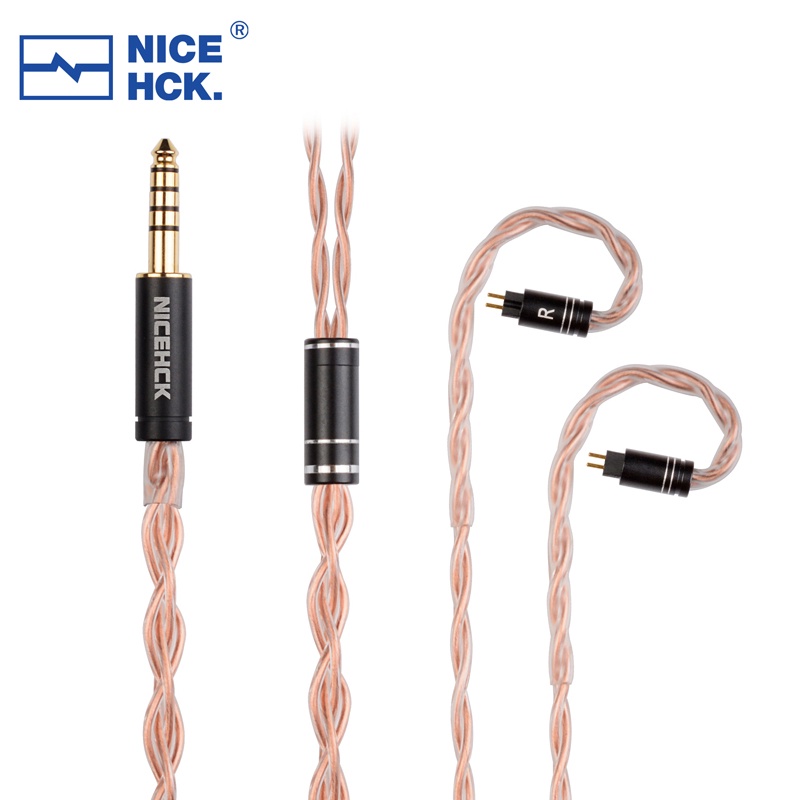 Cáp tai nghe NiceHCK GCT5 5N OCC Nâng cấp dây tai nghe 3,5 / 2,5 / 4,4mm MMCX / QDC / 0,78mm 2Pin cho IEM Lofty Timeless S12 FD3 Pro