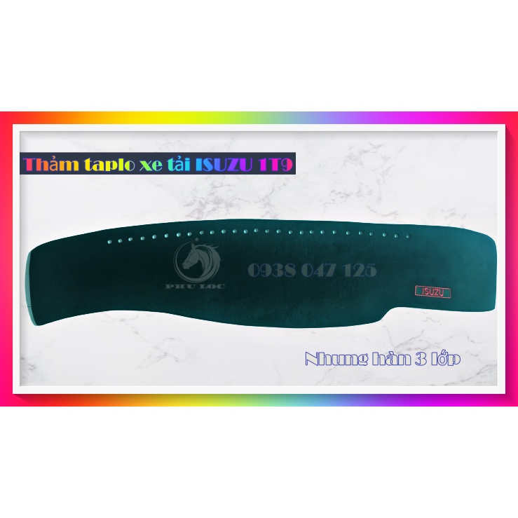 Thảm chống nắng taplo xe tải Isuzu NMR 310 1 tấn 9 2 tấn 1 hàng chuẩn đẹp