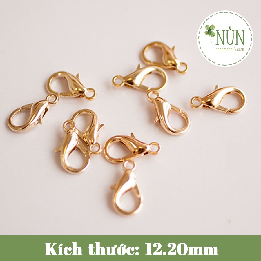 Móc Khóa Càng Cua Loại 12mm Để Làm Trang Sức, Móc Khóa, Trang Trí