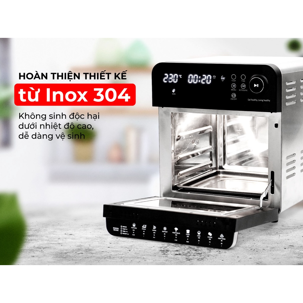 NỒI CHIÊN KHÔNG DẦU CAO CẤP KIPOR KP-AF657