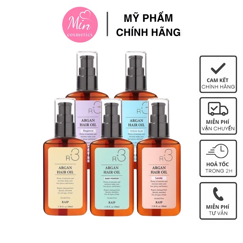 TINH DẦU DƯỠNG TÓC RAIP R3 THE ARGAN HAIR OIL