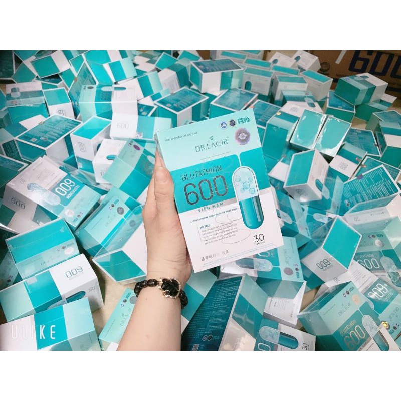 Viên uống trắng da glutathione 600 Dr Lacir chính hãng