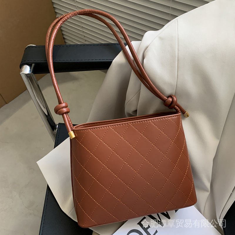 New French style niche large capacity bucket bag for women 2020 new texture all-match ins shoulder elegant women bag 0OQO