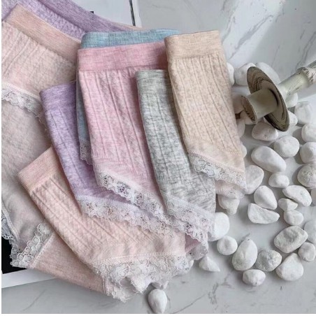 Quần Lót Nữ. Quần Lót Cotton Trơn đáy kháng khuẩn Mềm Thấm Thoáng hàng việt nam LOTNU05