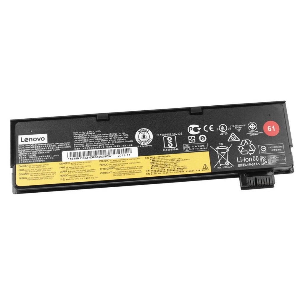 Pin laptop LENOVO ThinkPad T470 T570 P51S 01AV427 MÃ 01AV423 01AV424 LOẠI TỐT