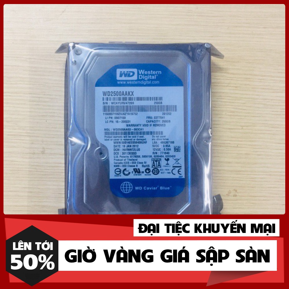 🍀 Ổ cứng chuyên dụng Camera 250GB Western Digital, Seagate - Chính hãng Bh 24th. | BigBuy360 - bigbuy360.vn