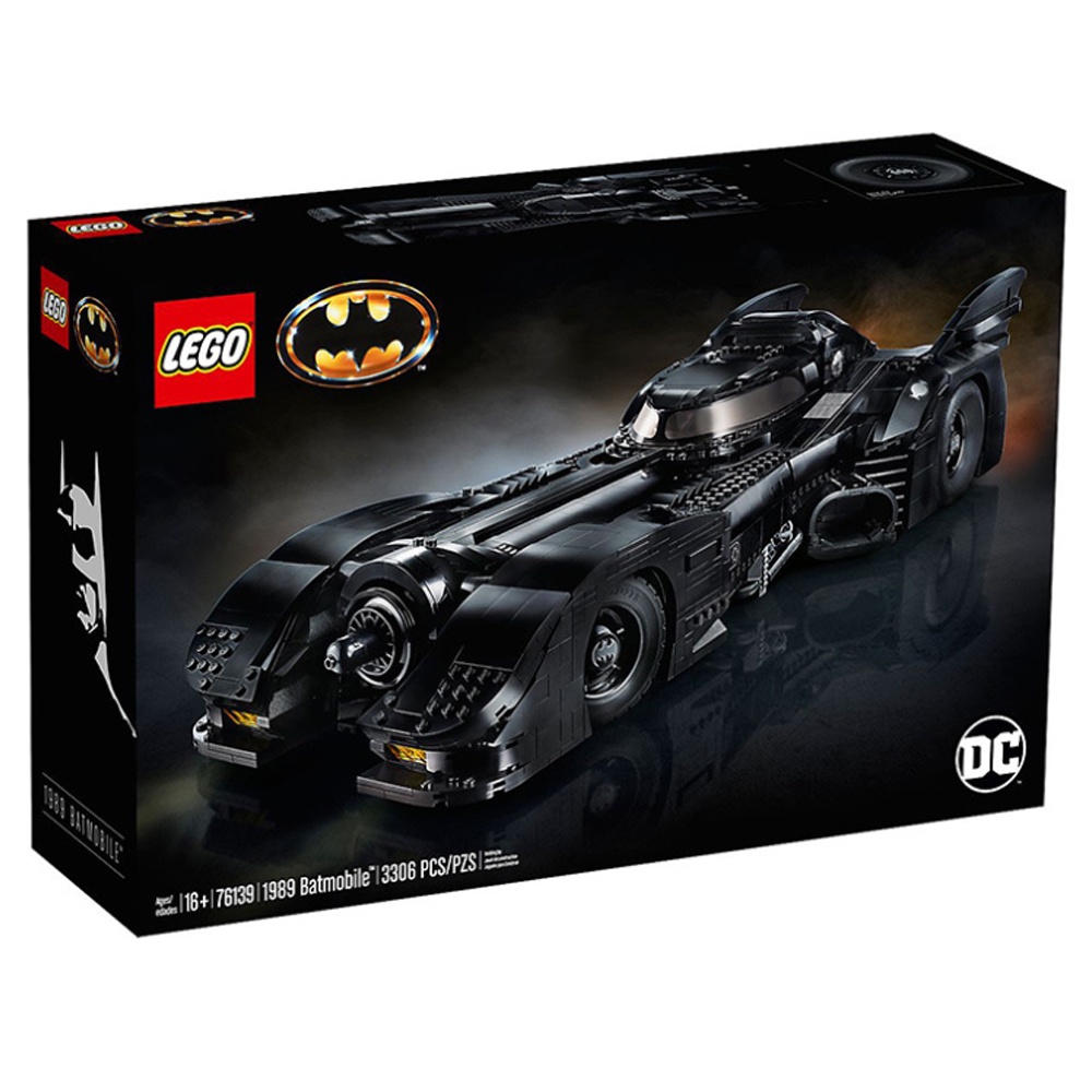 Lego Chính Hãng LEGO TECHNIC Siêu xe BATMOBILE 1989 Người Dơi 3306 Chi Tiết, Đồ Chơi Xếp Hình Cao Cấp