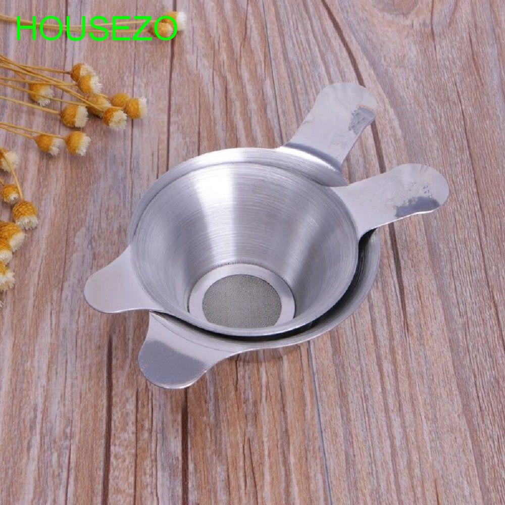 Kungfu Chinese Funnel Strainer Steel Tea Leaf