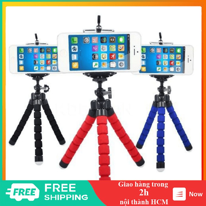 Chân máy ảnh bạch tuộc kèm kẹp điện thoại siêu chắc - EL0160