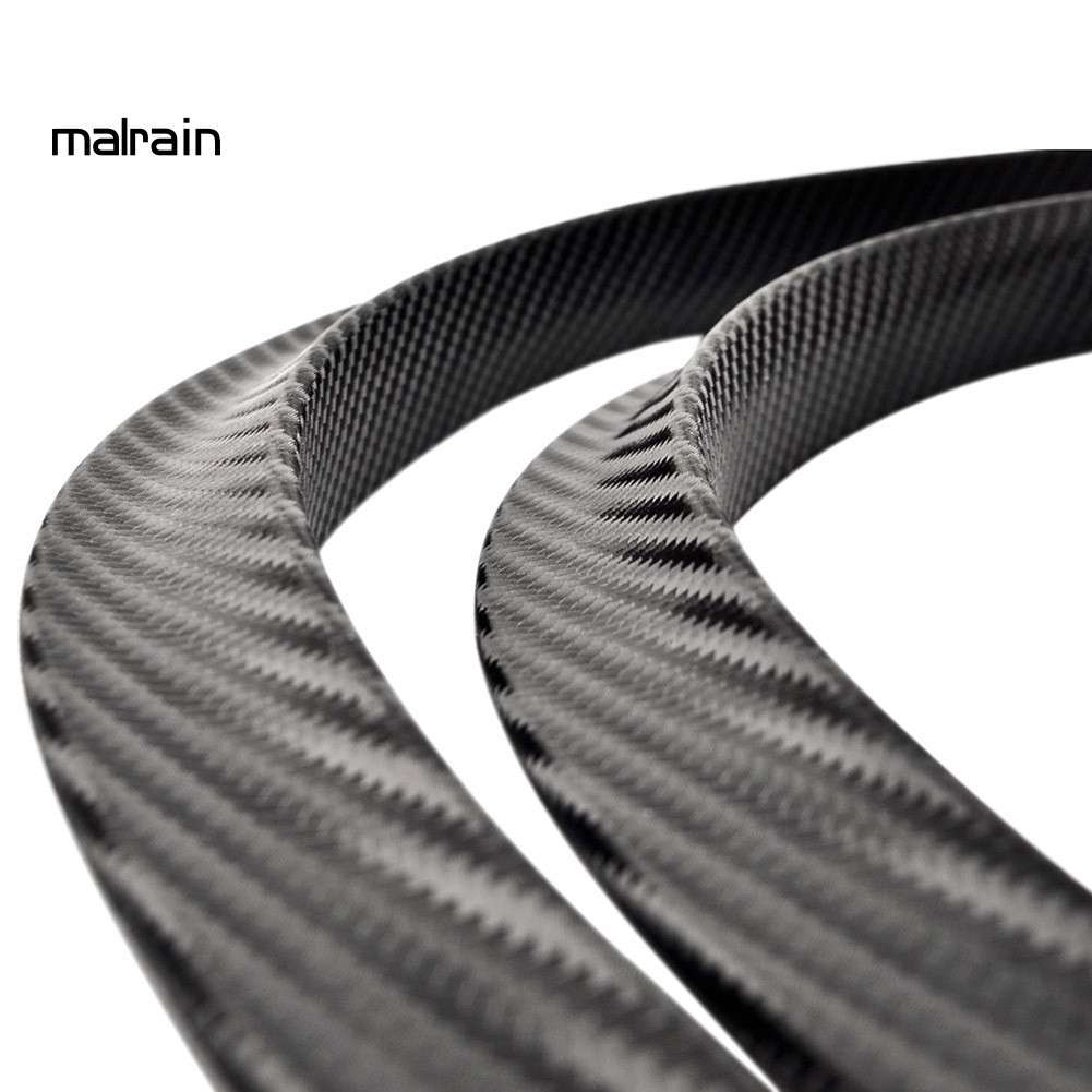 Set 2 dải dán vòm bánh xe hơi bằng sợi carbon 72cm chất lượng cao