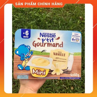 Váng sữa Nestle nội địa Pháp 6 hộp cho bé từ 6 tháng mẫu mới