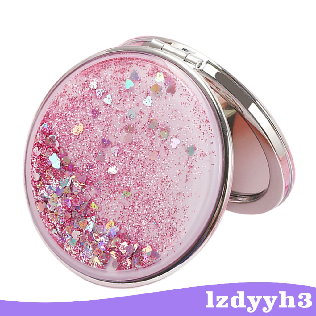 Gương Trang Điểm Hình Tròn Nhỏ Gọn Cầm Tay Trẻ Trung Lzdyyh3