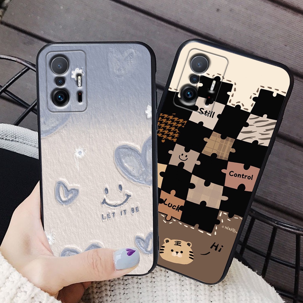 Ốp lưng Xiaomi MI 11T / MI 11T PRO in hình cao cấp mẫu kẻ caro,mikenbe@r siêu hot