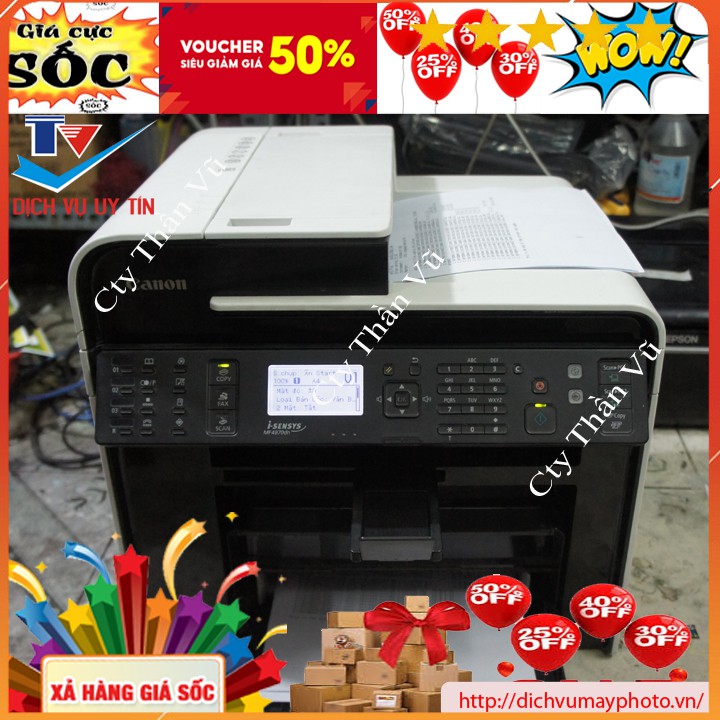 Máy in Canon đa năng cũ imageCLASS MF4870dn in 2 mặt tự động photocopy scan máy đẹp