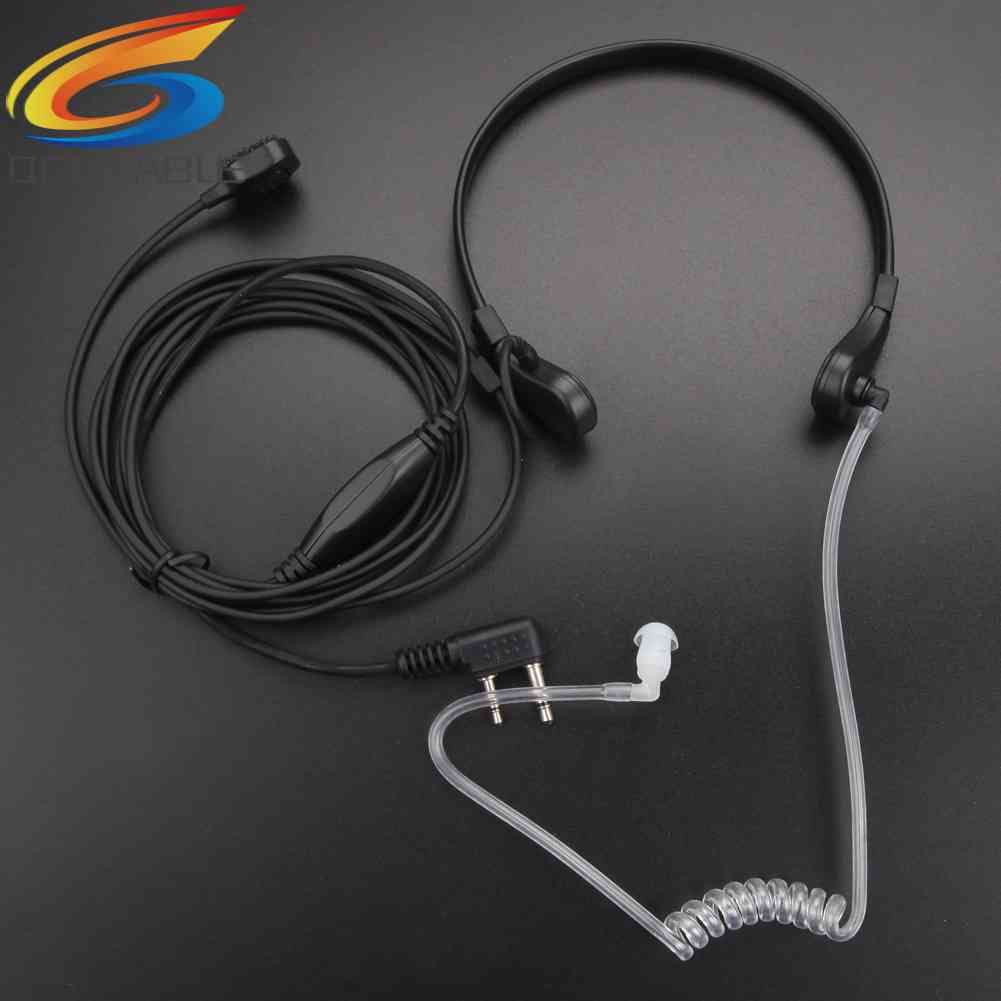 Tai Nghe Bộ Đàm 2Pin PTT Có Mic Cho Baofeng U.V-5R