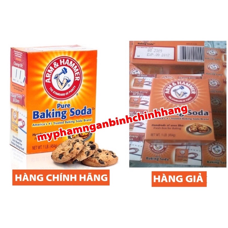  Bột Baking Soda đa công dụng khử mùi, giảm khuẩn, tẩy rửa, làm bánh, chăm sóc da 454g