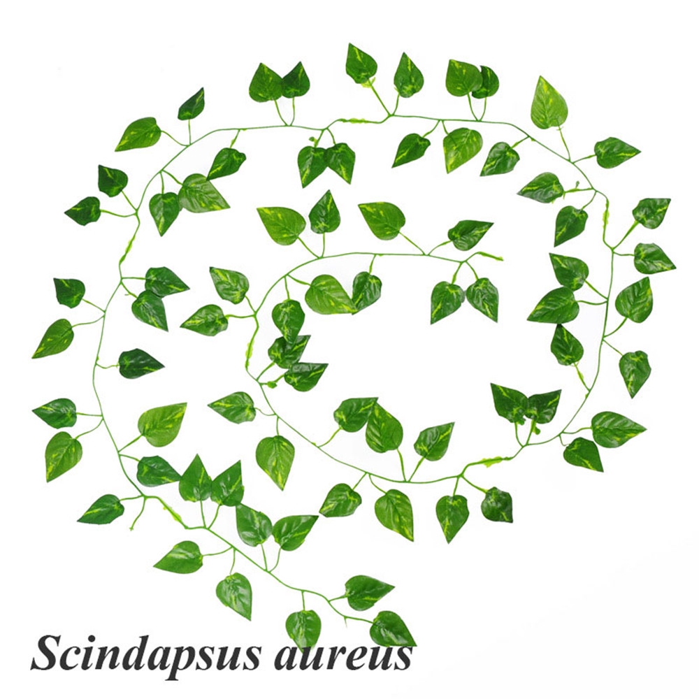 Dây hoa lá lụa nhân tạo trang trí nội thất đa năng