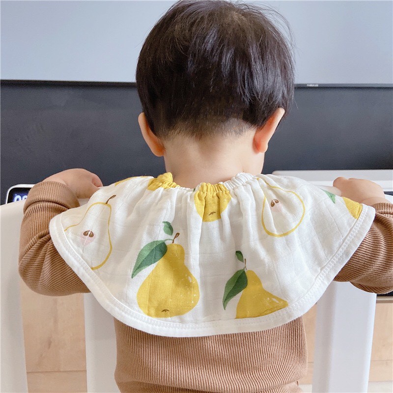 Yếm tròn xoay cao cấp - Dáng cổ áo xinh xắn sợi tre siêu mềm mại