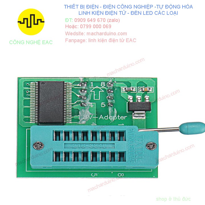 Mạch Nạp Flash SPI 1.8V SOP8 DIP8 W25 MX25 Bộ Chuyển Đổi 1.8V | BigBuy360 - bigbuy360.vn