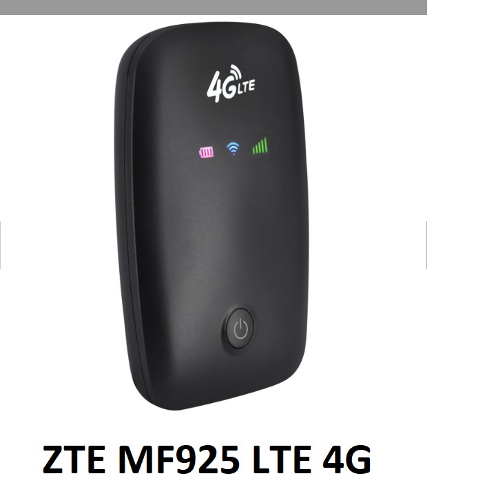 Phát wifi di dộng không day 3g 4g zte mf925 - Thiết bị wifi cho các loại máy tính, điện thoại, tivi