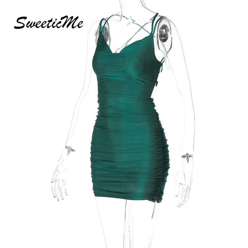 Đầm Cổ Chữ V Thiết Kế Mới Quyến Rũ Thời Trang Dành Cho Nữ