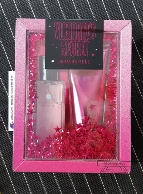 [Auth] Gift set xịt thơm và dưỡng da dòng cao cấp Victoria's Secrect | Thế Giới Skin Care