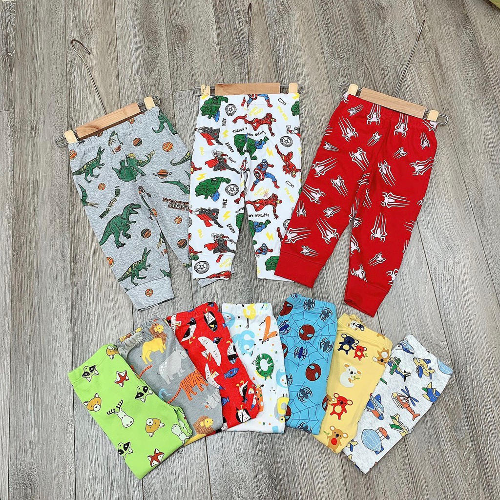 COMBO 5 Quần Dài Bozip Loại Đẹp Cho Bé Từ 7-17Kg, Quần Chục Dài Bozip Cho Bé