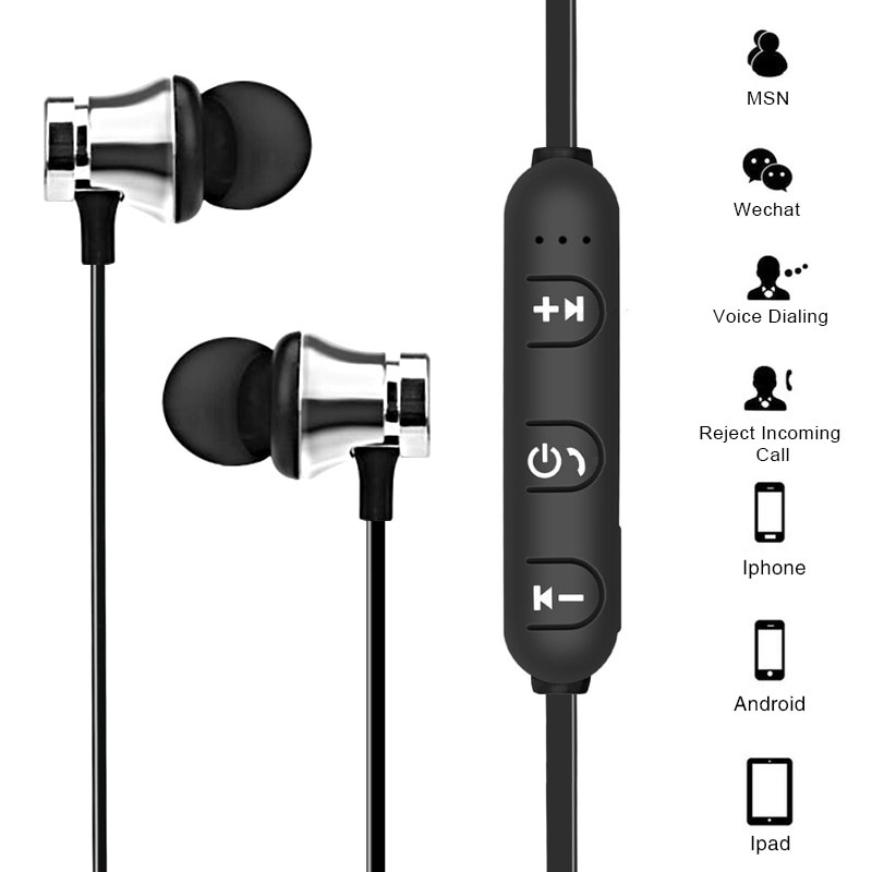 XT11 Wireless Bluetooth Headphone Magnetic Stereo Sport Earphone